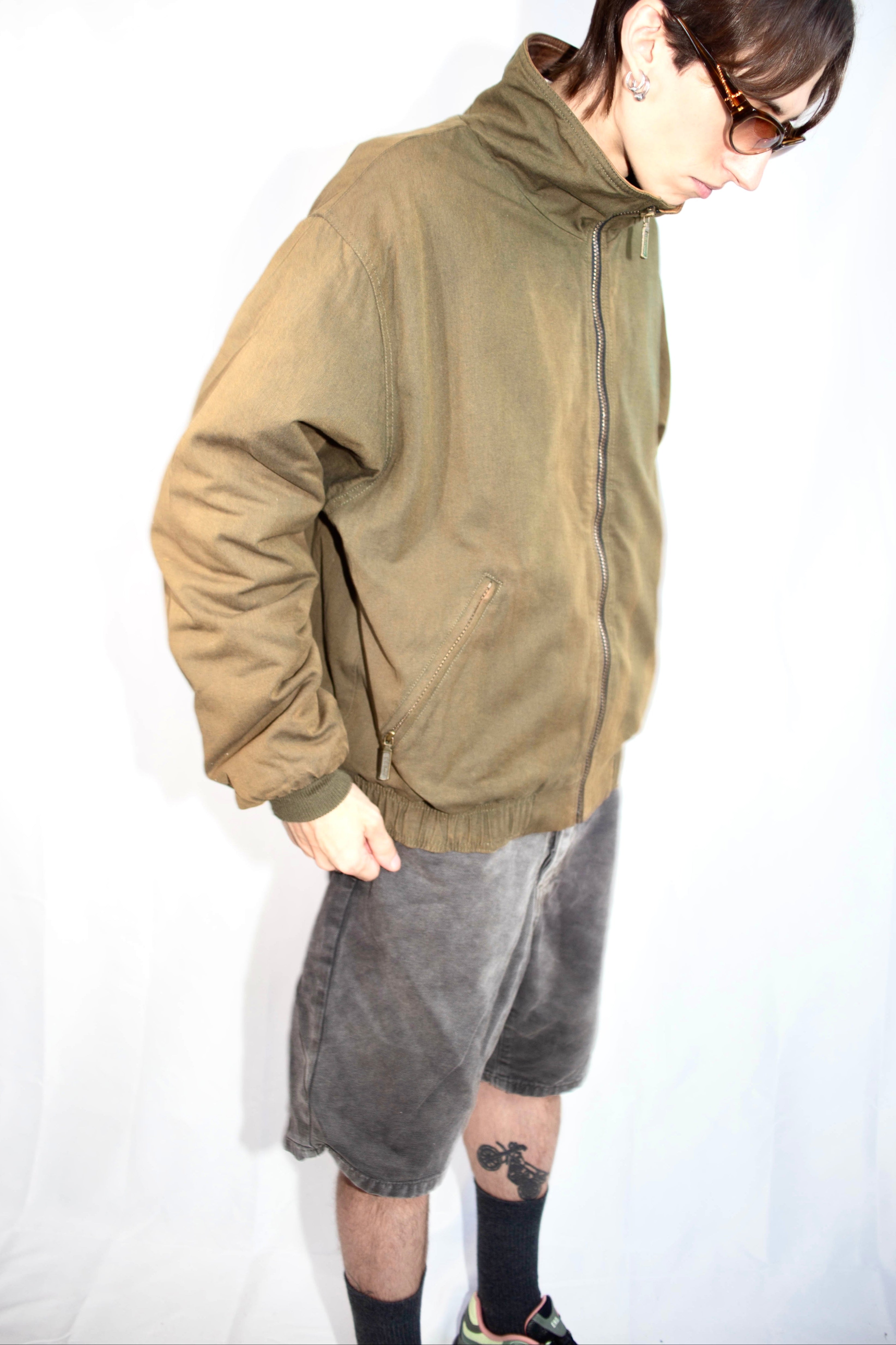 [L.L.Bean]] Leather Collar Jacket