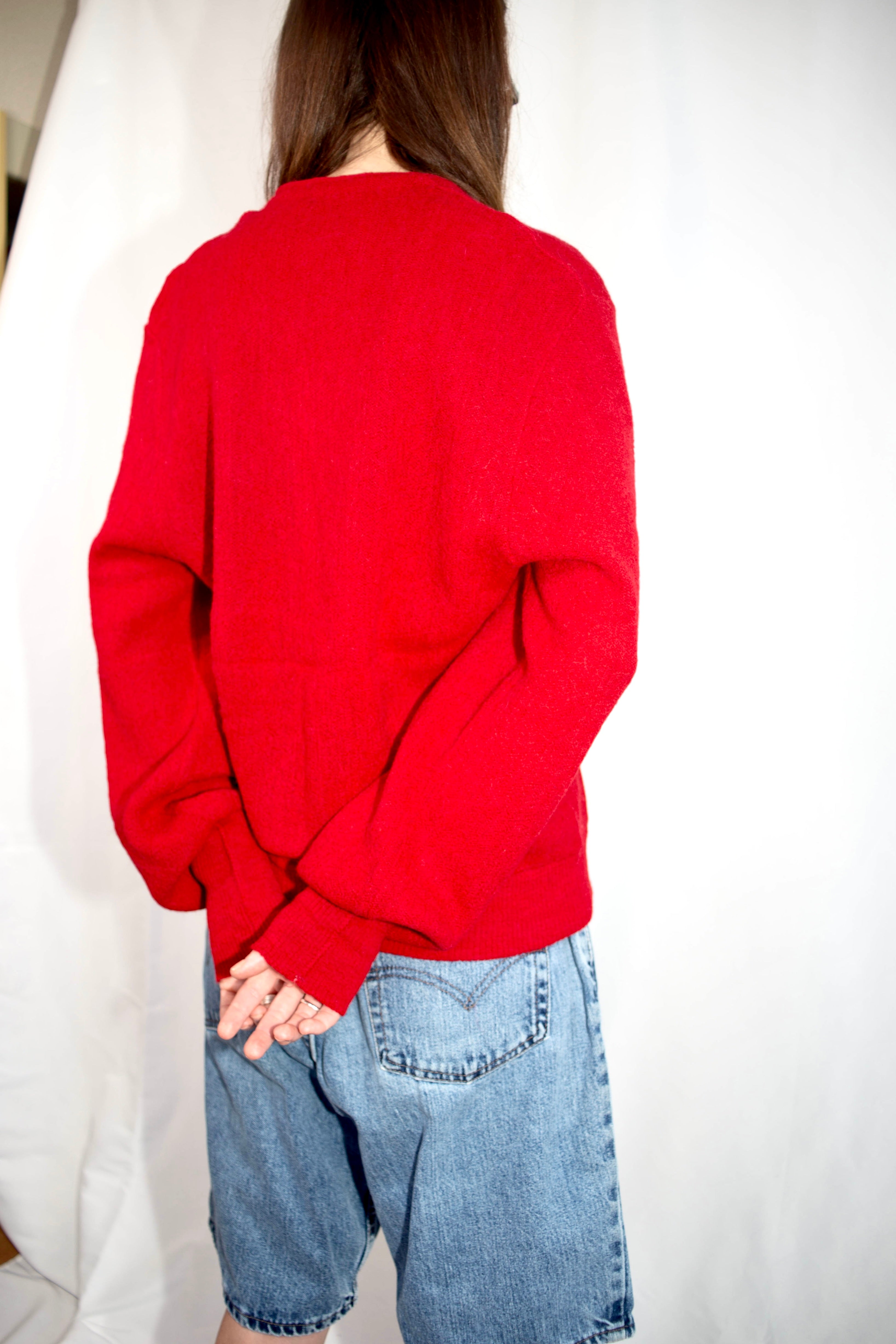 [ROBERT BRUCE] 60s Cardigan - Red