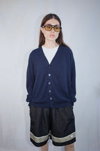 [STAFF PRO] Acrylic Cardigan - Navy