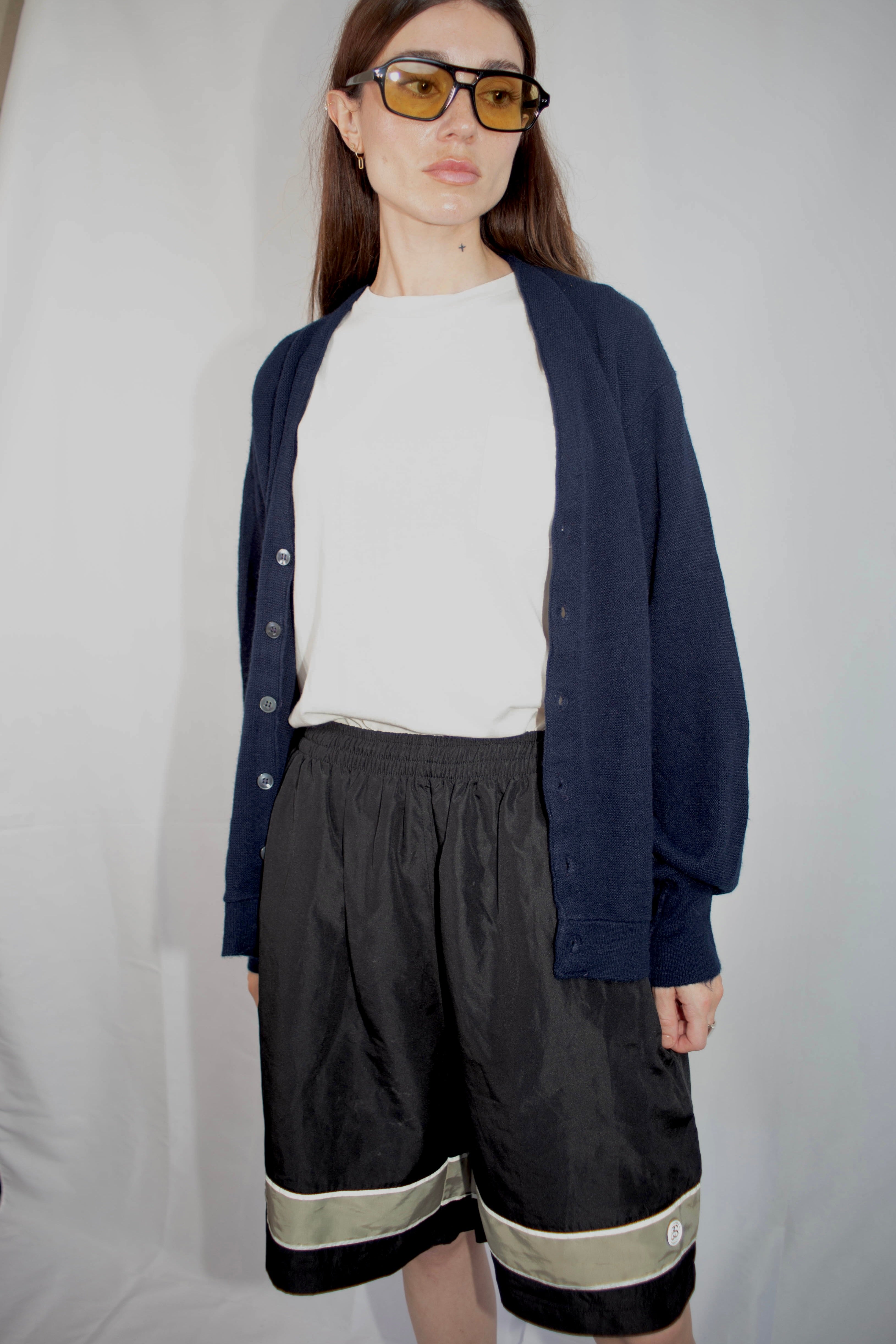 [STAFF PRO] Acrylic Cardigan - Navy