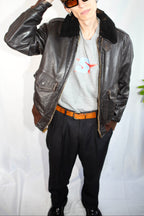 [L.L.Bean] Leather Jacket 60s