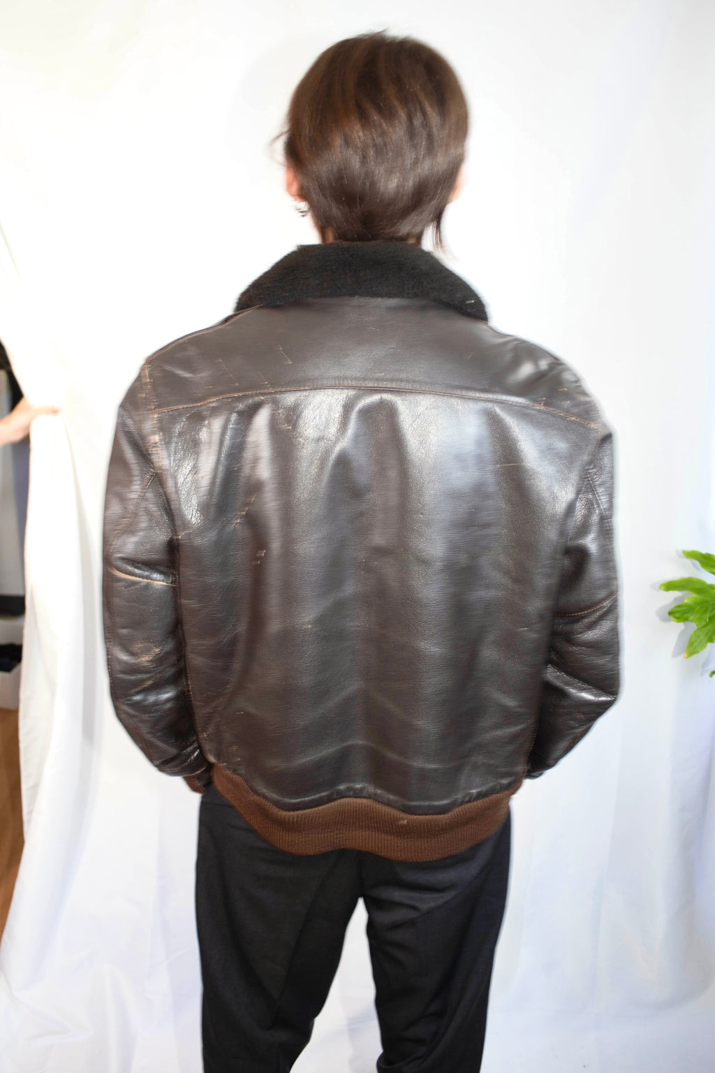 [L.L.Bean] Leather Jacket 60s