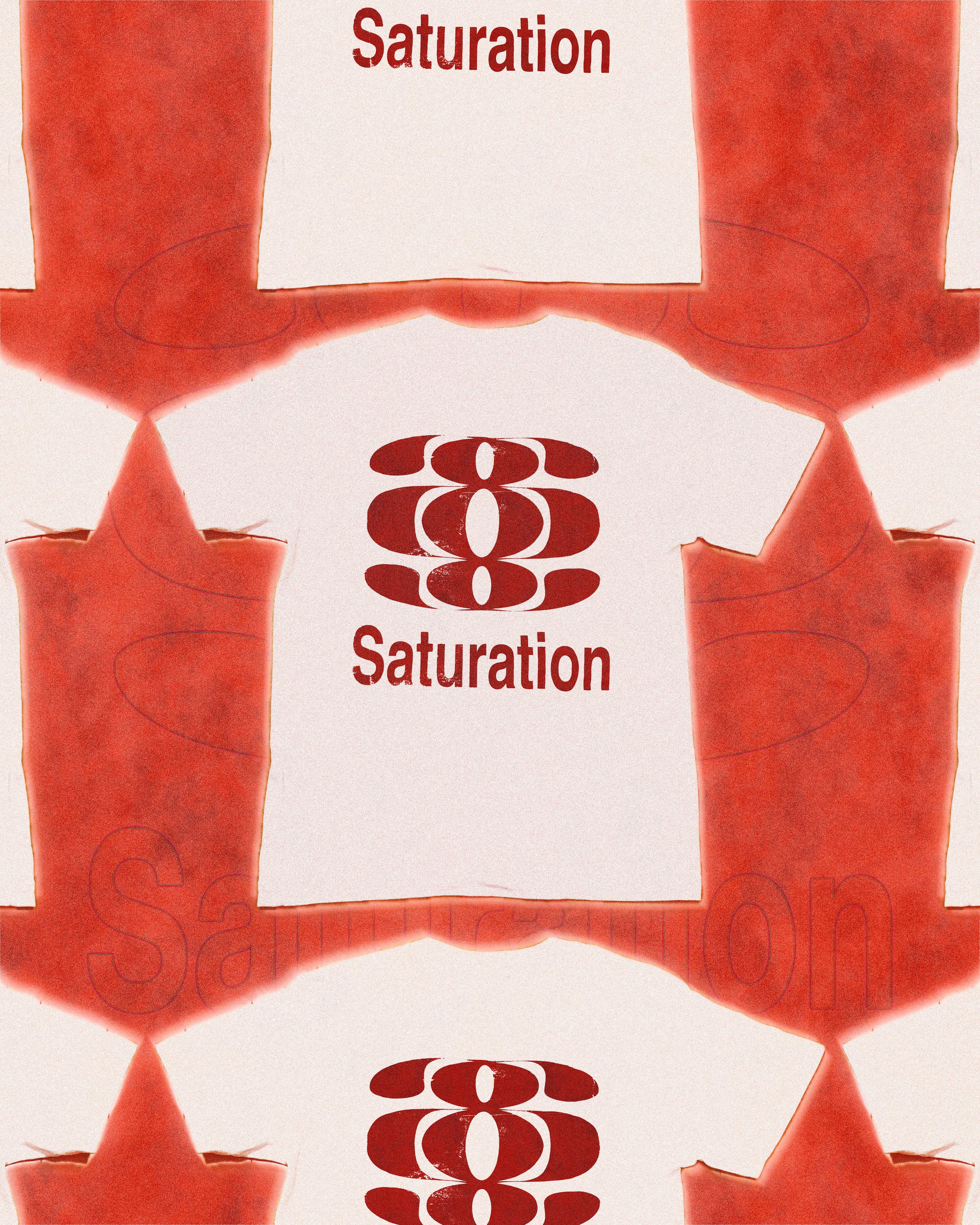 [SATURATION] Screen printed Tshirts