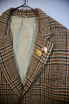 [Harris Tweed] Checkered Tweed Jacket