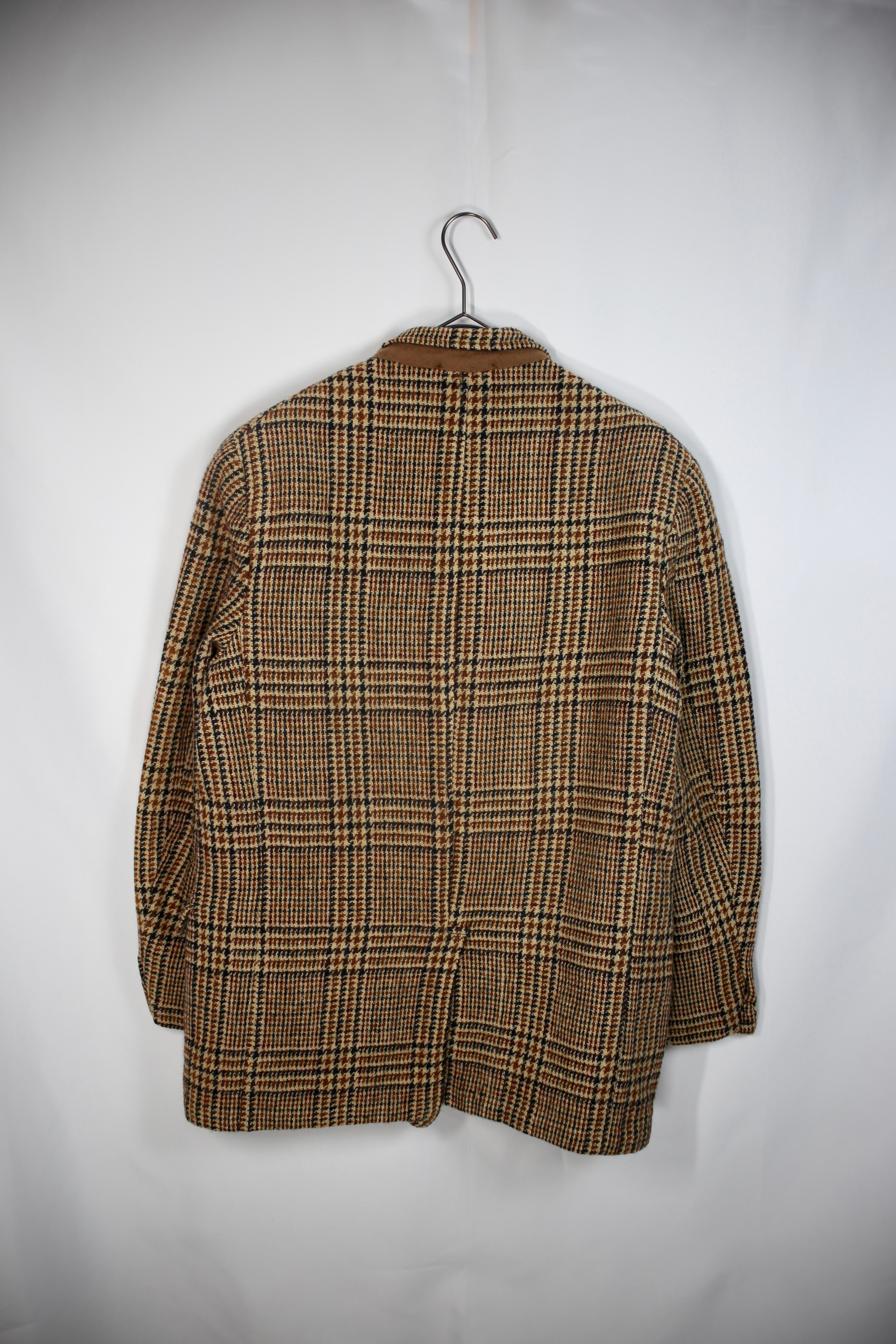 [Harris Tweed] Checkered Tweed Jacket