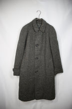 Wool Tweed Coat Grey