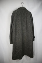 Wool Tweed Coat Grey
