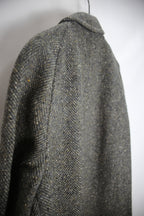 Wool Tweed Coat Grey