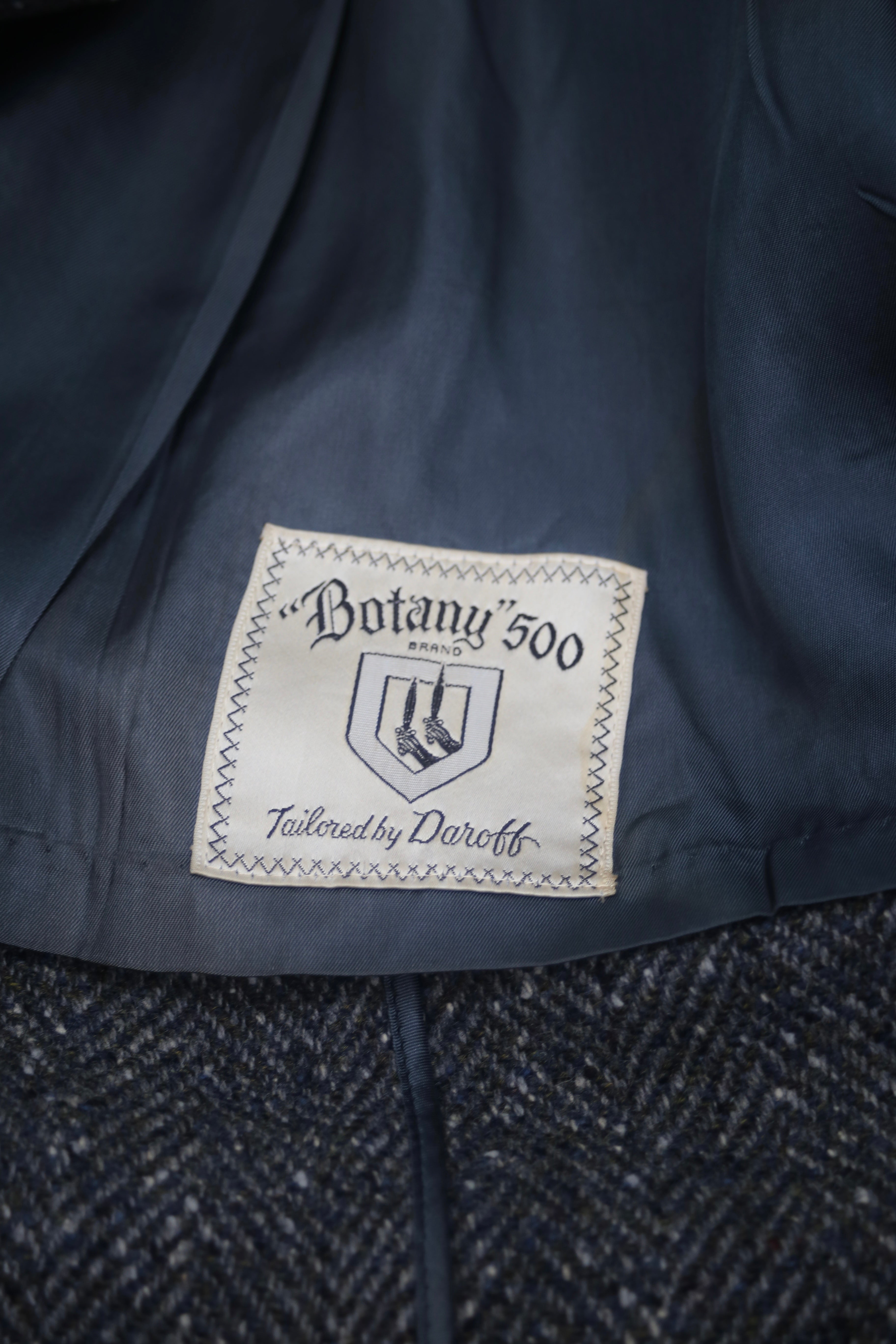 Wool Tweed Coat Grey