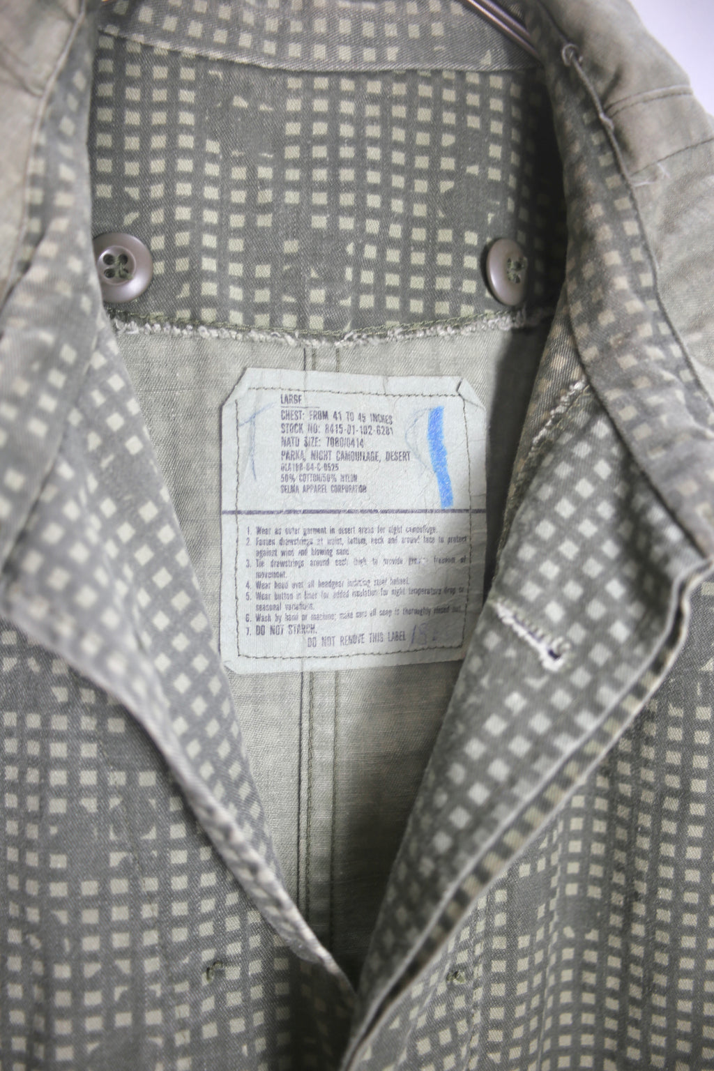 [US Army] Night Camo Parka(Large)