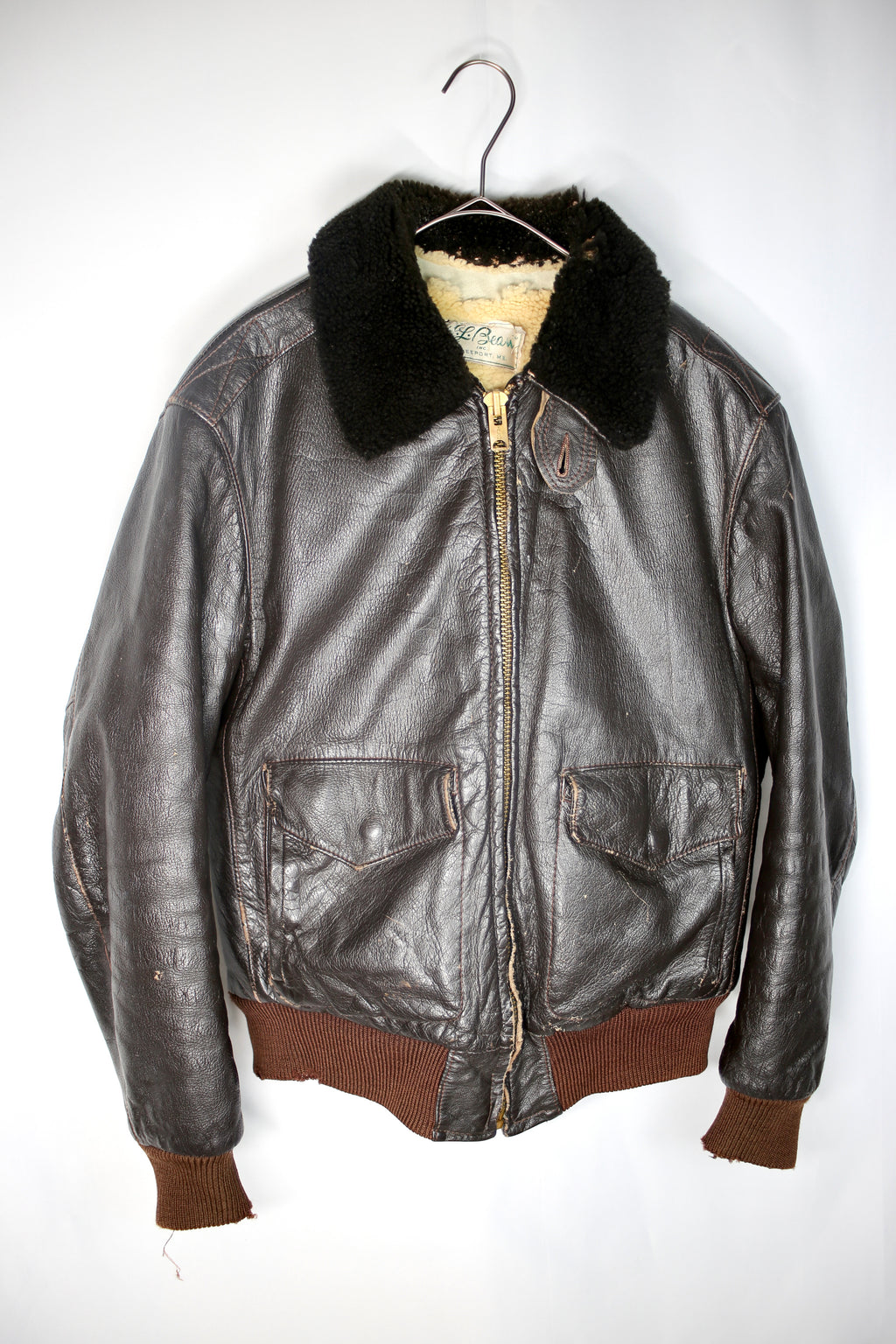 [L.L.Bean] Leather Jacket 60s