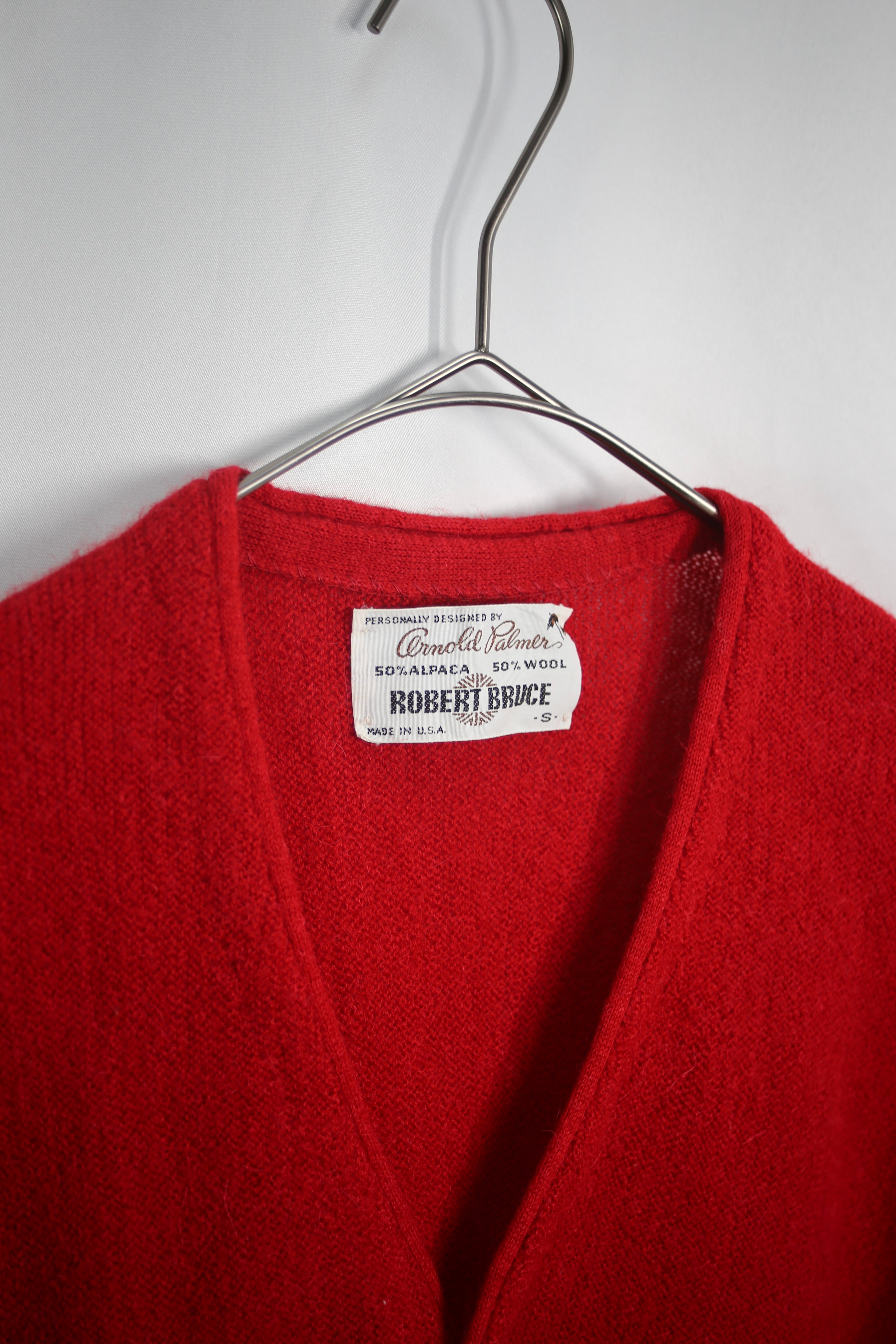 [ROBERT BRUCE] 60s Cardigan - Red