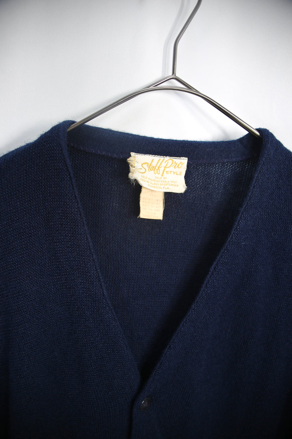 [STAFF PRO] Acrylic Cardigan - Navy