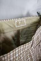 [SEARS] Checkered Slacks - White,Blown