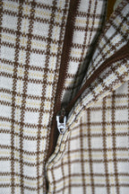 [SEARS] Checkered Slacks - White,Blown