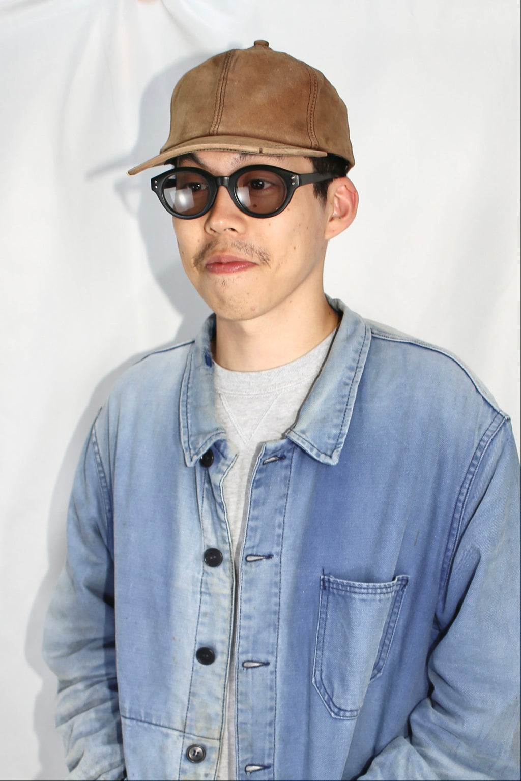 [ADVENTURE BOUND] Leather Cap - Brown