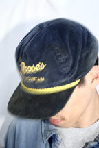 Corduroy Cap - Navy,Yellow