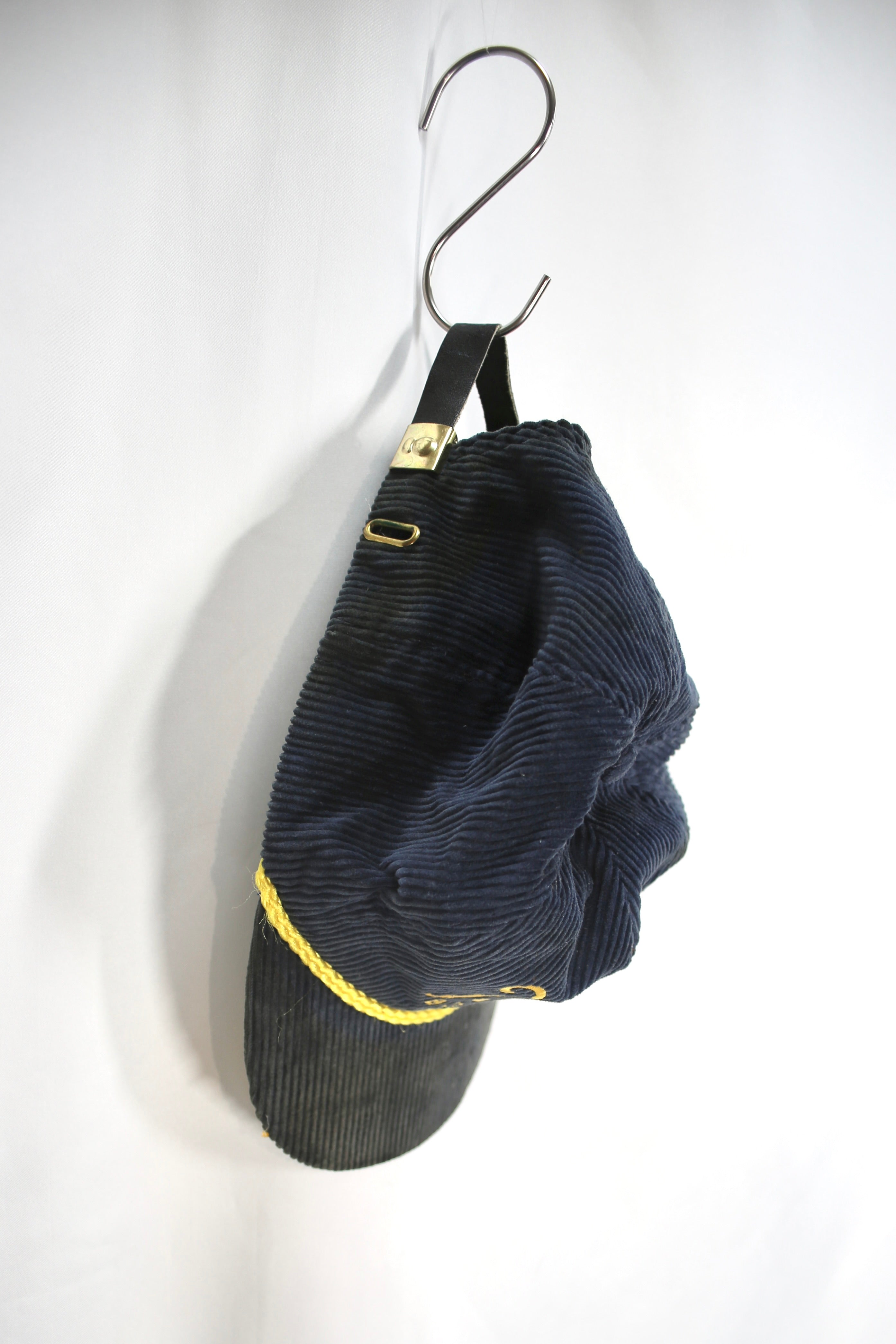 Corduroy Cap - Navy,Yellow