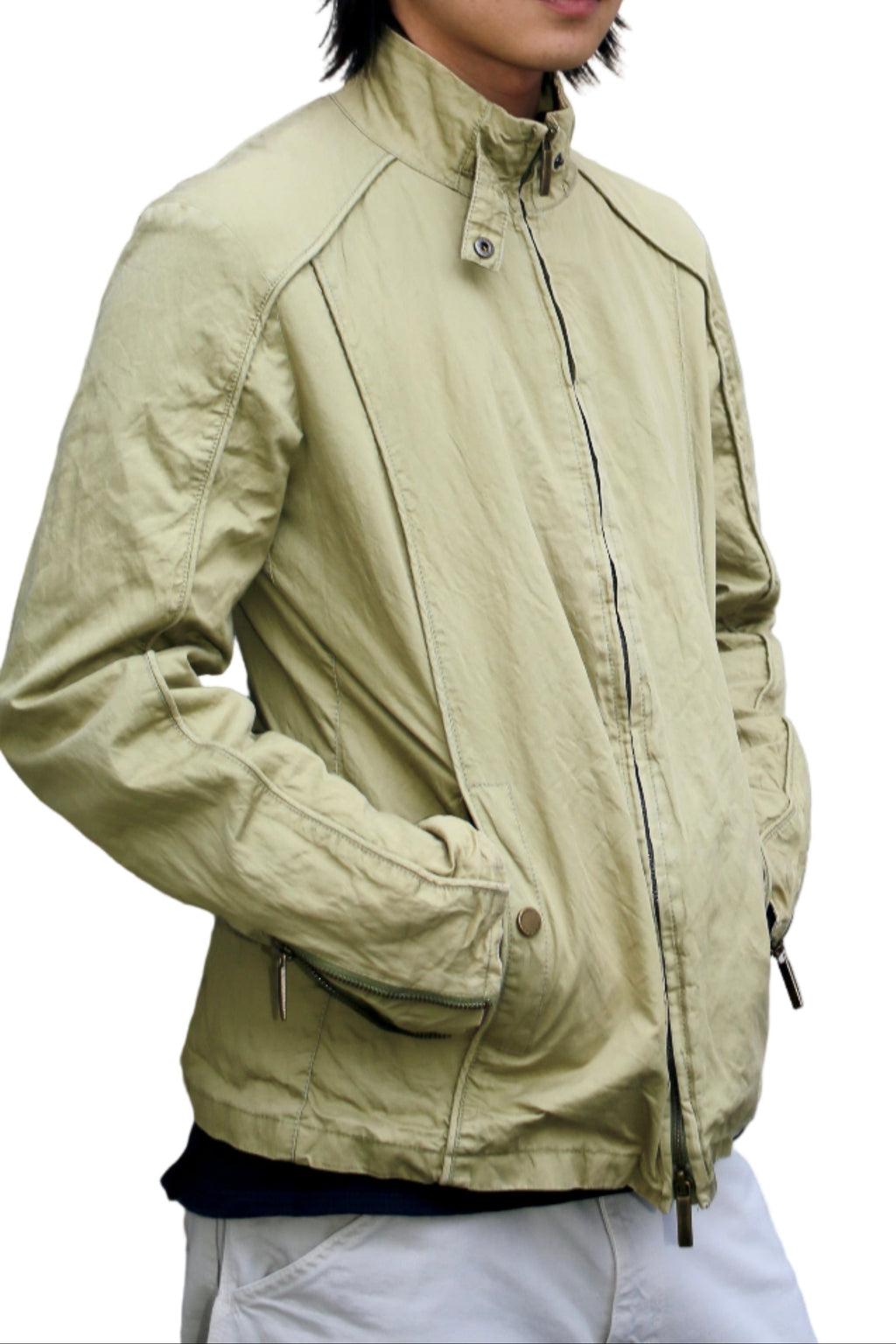 【Burberry】Wrinkled Jacket - Beige