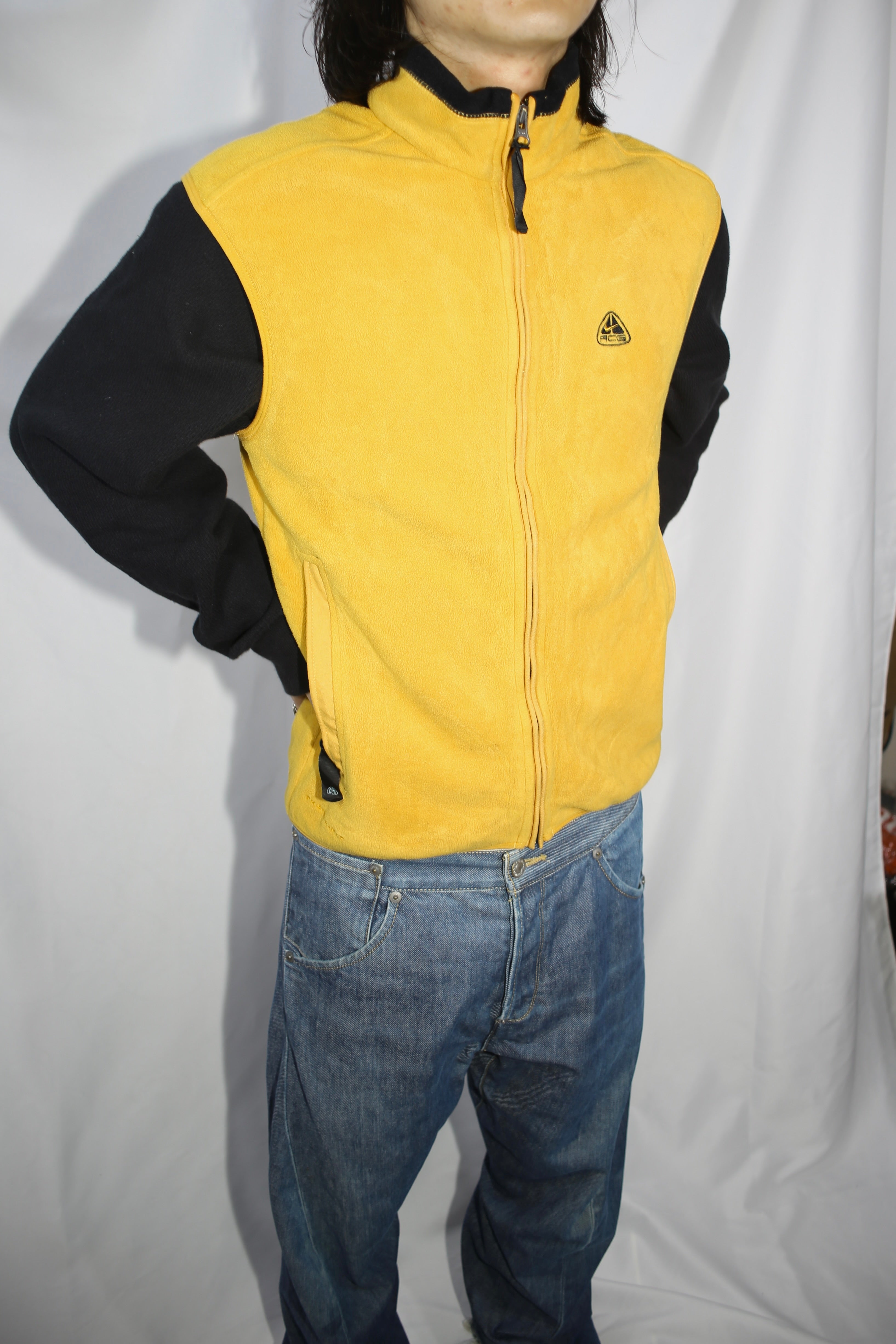 [NIKE ACG]Fleece Vest - Yellow