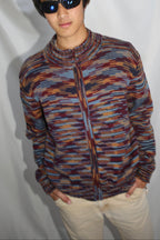 Zip UP Sweater - Multi