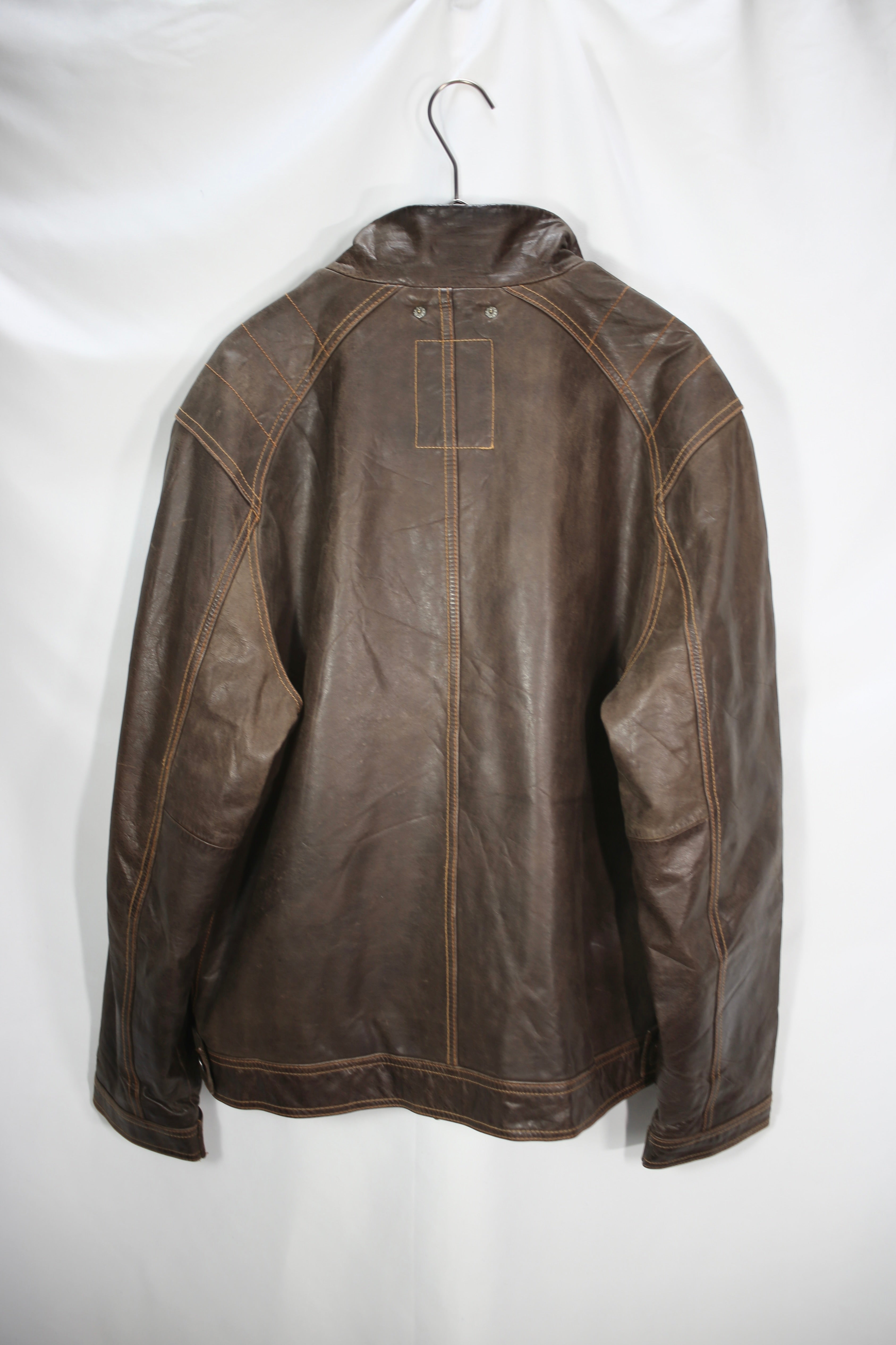 [GAP] Leather Jacket Brown