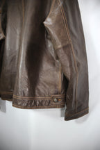 [GAP] Leather Jacket Brown