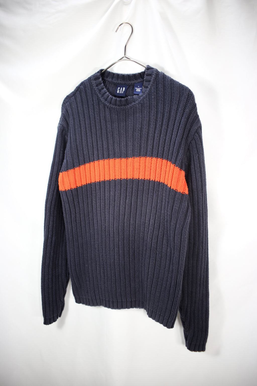 [GAP]Cotton Sweater Navy,Orange