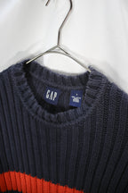 [GAP]Cotton Sweater Navy,Orange
