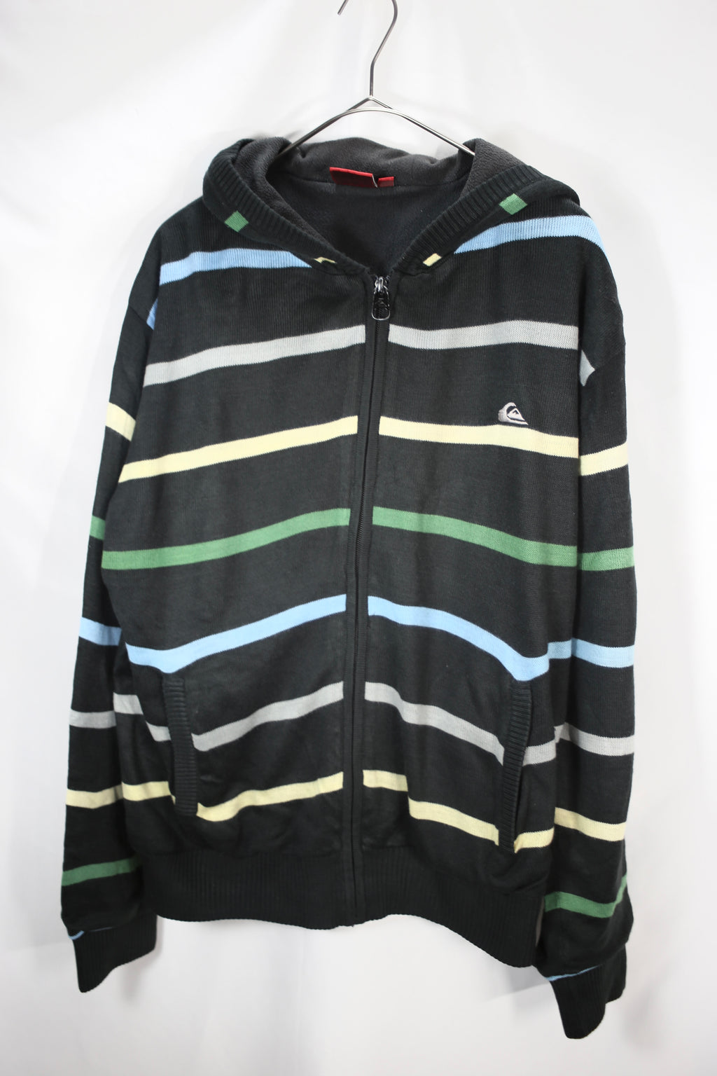 [Quik Silver] Zip Up Knit Hoodie - Large