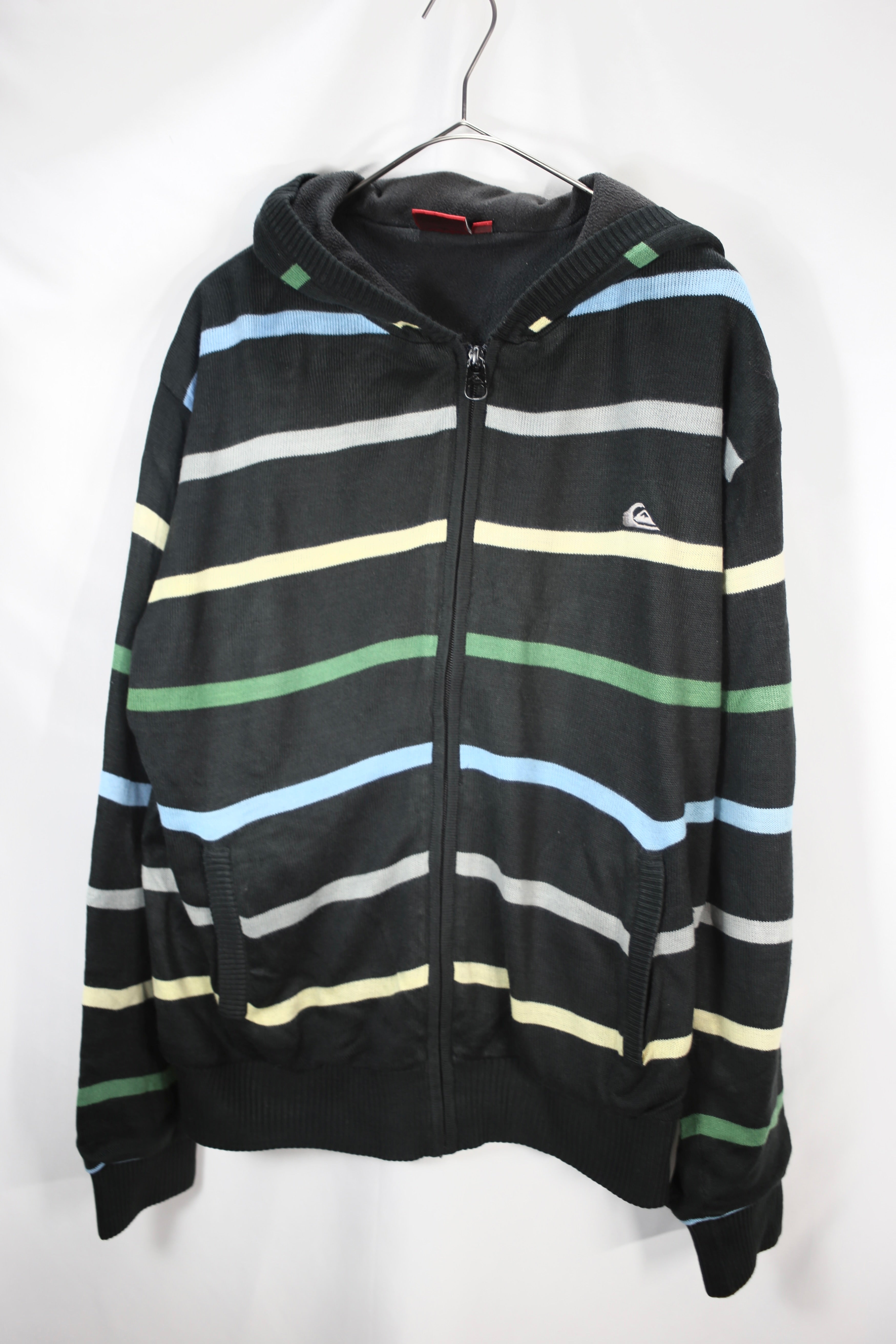 [Quik Silver] Zip Up Knit Hoodie - Large