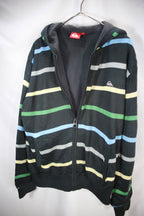 [Quik Silver] Zip Up Knit Hoodie - Large